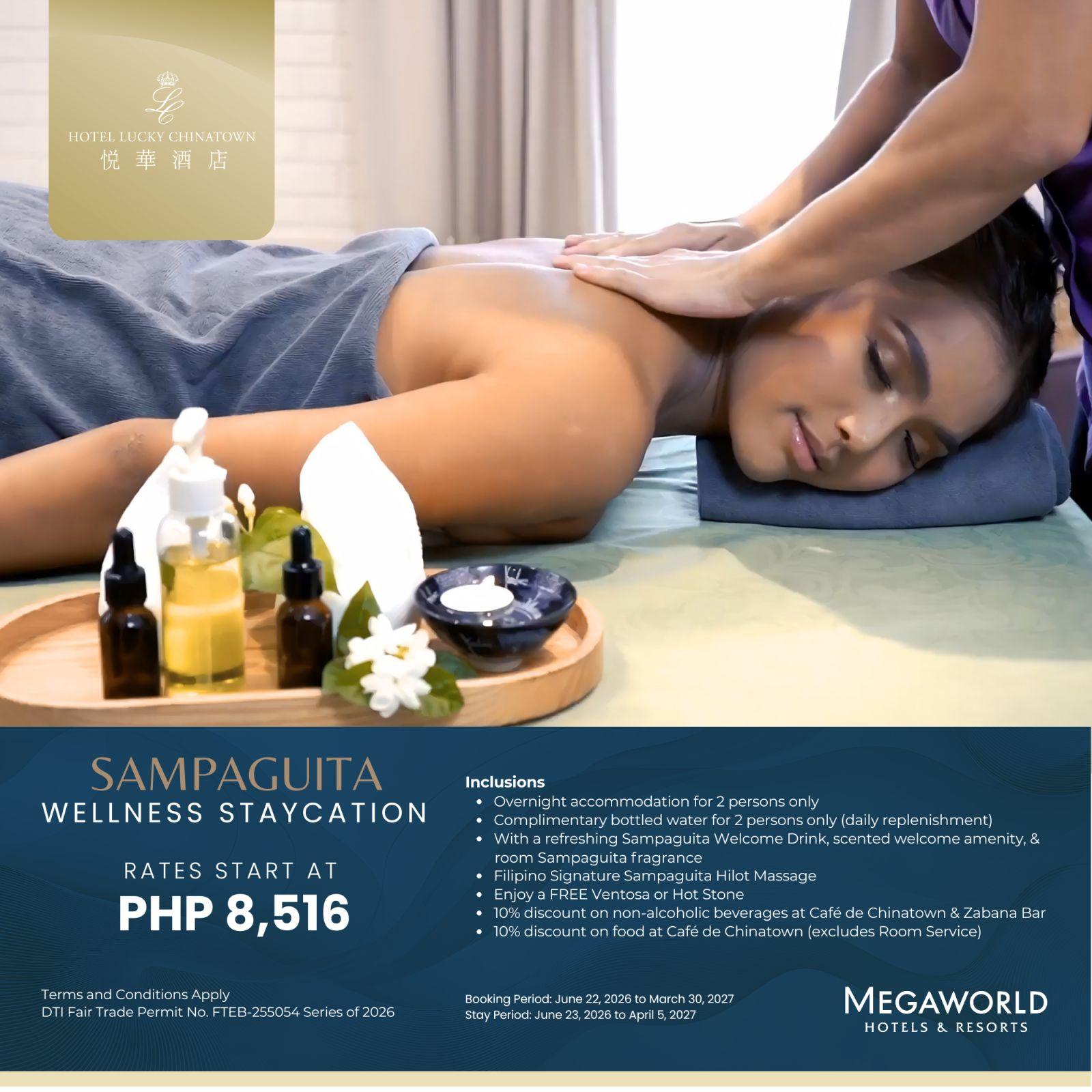 SAMPAGUITA WELLNESS STAYCATION